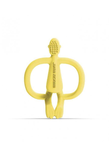 Hryzátko a zubná kefka teether yellow
