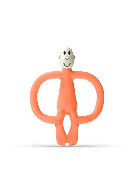 Hryzátko a zubná kefka teether orange Matchstick Monkey