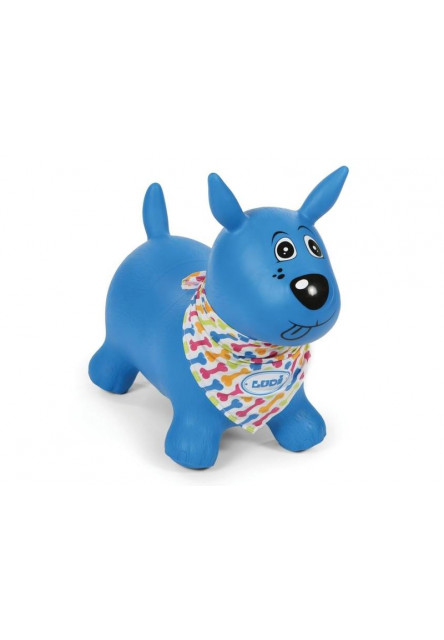 Skákací pes modrý
