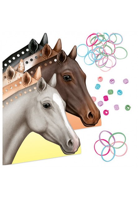 Kreatívna súprava DIY Horse's Mane, 8 šablón