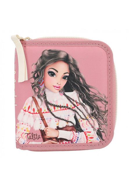 Peňaženka s vlneným motívom - Ružová, vlnený motív, Talita Top Model