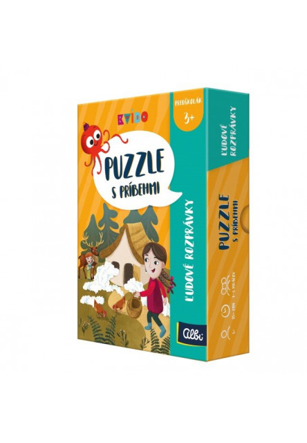 Kvído - Puzzle s príbehmi - Ľudové rozprávky