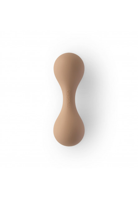 Silikónová hrkálka mushie - natural Mushie