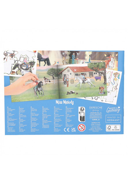 Stickerworld Pocket Miss Melody, 181 samolepek