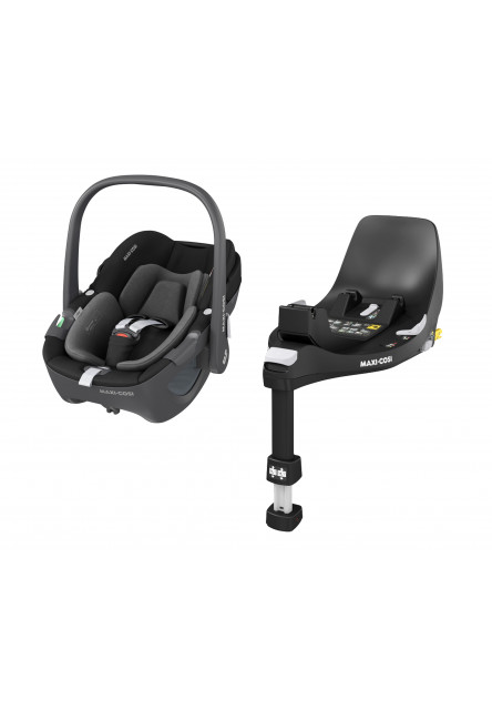 Maxi-Cosi Pebble 360 autosedačka Essential Black + Maxi-Cosi FamilyFix 360 základňa