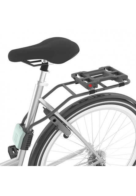 Zadná sedačka na bicykel s adaptérom a nosičom na rám SET Fuji Modrá/Bincho Čierna