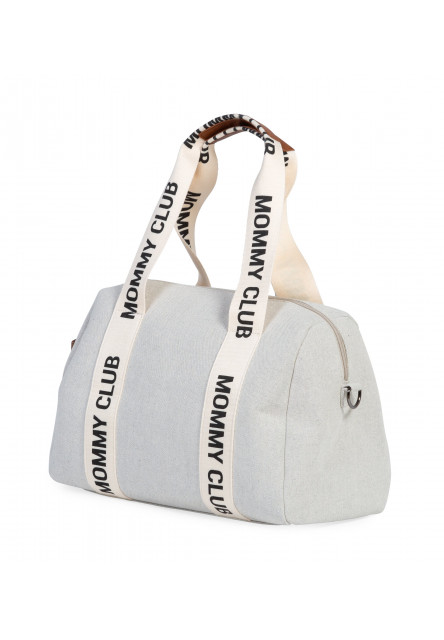 Prebaľovacia taška Mommy Club Signature Canvas Off White