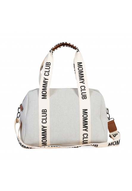 Prebaľovacia taška Mommy Club Signature Canvas Off White