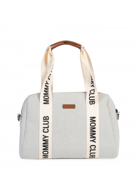 Prebaľovacia taška Mommy Club Signature Canvas Off White