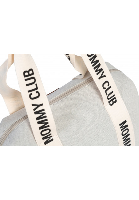 Prebaľovacia taška Mommy Club Signature Canvas Off White