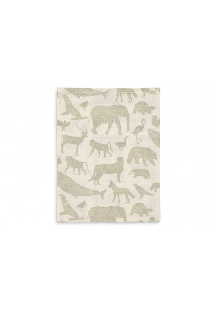 Žinky 3 ks Animals Olive Green