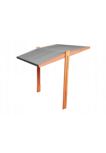 STRIEŠKA k drevenému pieskovisku 120x120 cm predvŕtaná impregnovaná farba strechy: zelená