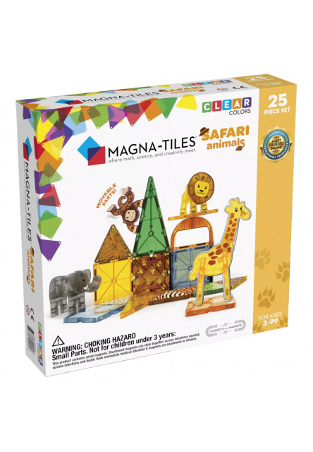 Magnetická stavebnica Safari 25 dielov Magna-Tiles