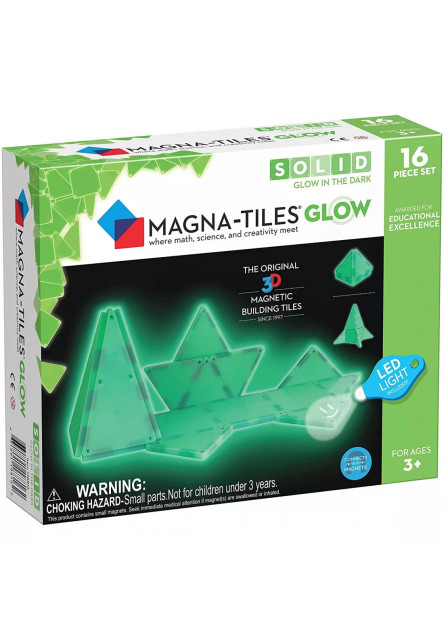 Magnetická stavebnica Glow 16 dielov