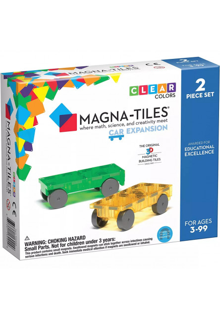 Magnetická stavebnica Cars 2 dielna Green/yellow