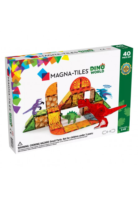 Magnetická stavebnica Dino 40 dielov Magna-Tiles