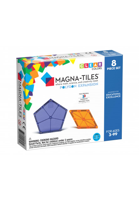 Magnetická stavebnica Polygons 8 dielov Magna-Tiles