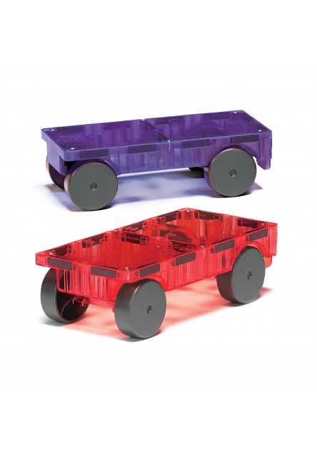 Magnetická stavebnica Cars 2 dielna Purple/red