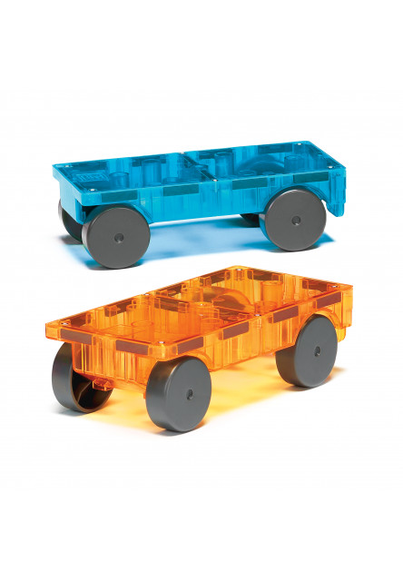 Magnetická stavebnica Cars 2 dielna Blue/orange