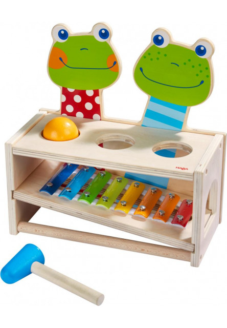 Zatĺkačka Žabí koncert s xylofónom