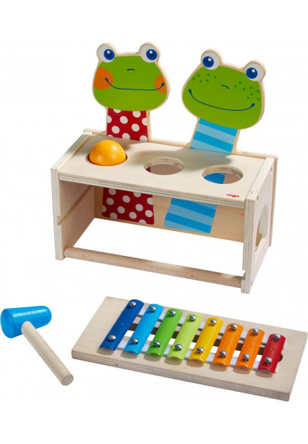 Zatĺkačka Žabí koncert s xylofónom