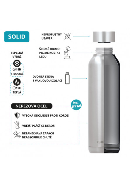 Nerezová termofľaša Solid Sun Garden 630 ml