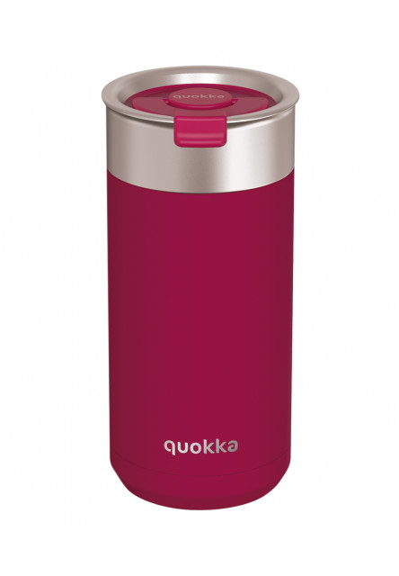 Nerezový termohrnček so sitkom Boost Maroon 400 ml Quokka