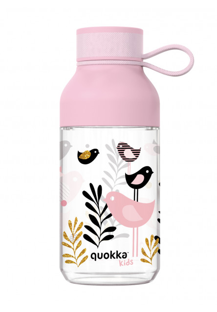 Plastová fľaša Ice Kids s pútkom Birds 430 ml