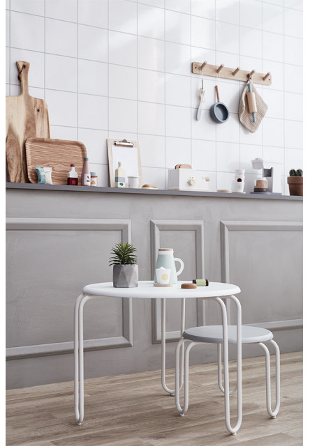 Kanvička drevená so 4 šálkami Bistro