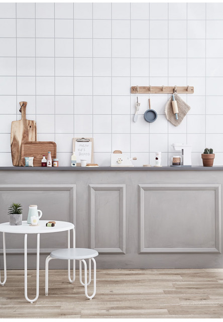 Kanvička drevená so 4 šálkami Bistro