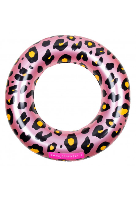 Nafukovacie koleso Leopard ružový 90 cm Swim Essentials