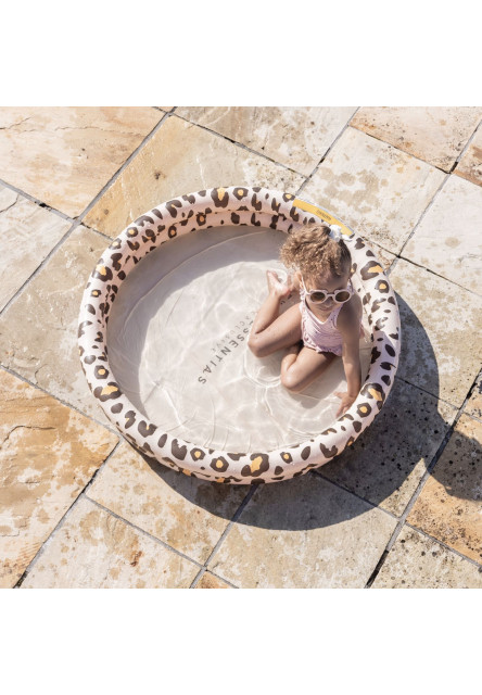 Nafukovací bazén pre deti Leopard béžový 100 cm