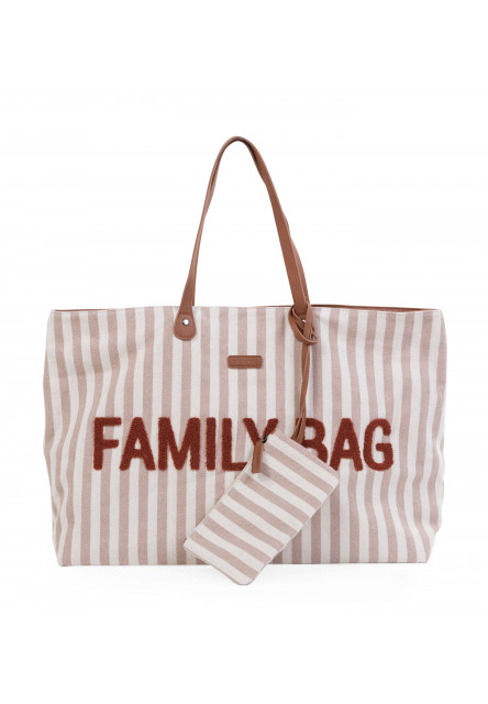 Cestovná taška Family Bag Canvas Nude Childhome