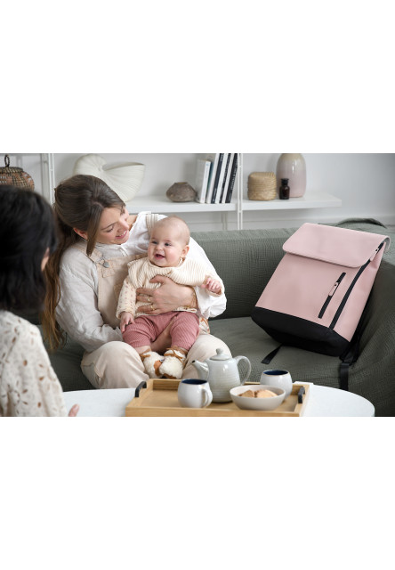 Prebaľovací batoh Oslo Dusty Pink