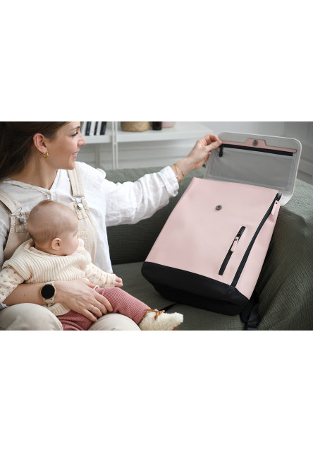 Prebaľovací batoh Oslo Dusty Pink