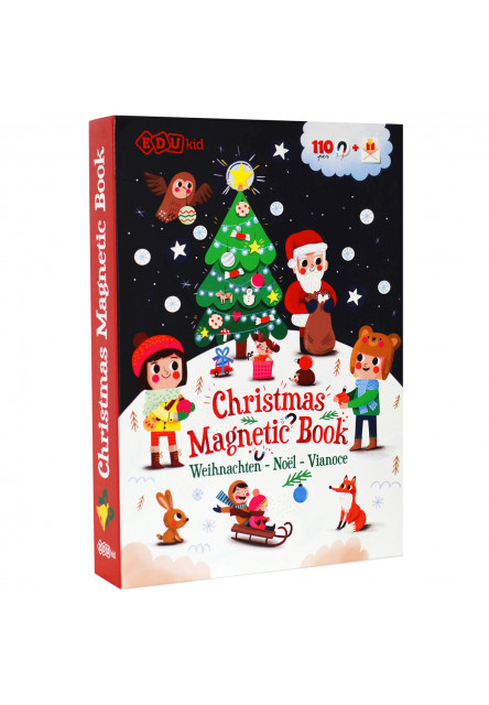 Magnetická kniha Vianoce – Christmas Magnetic Book