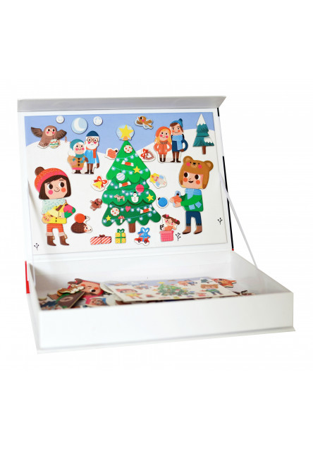 Magnetická kniha Vianoce – Christmas Magnetic Book