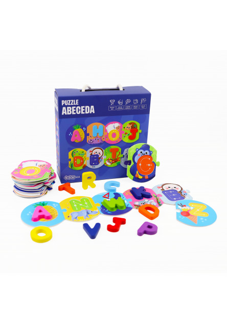 Puzzle Abeceda SK/CZ EDUkid