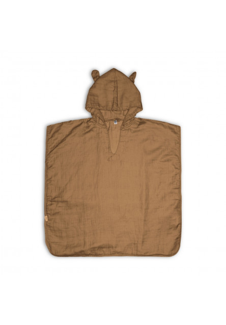 Flor Mušelínové Pončo Iced Coffee 1 - 2 roky