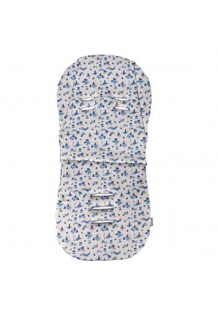 Podložka do kočíka z pamäťovej peny Comfort, Sailor Blue