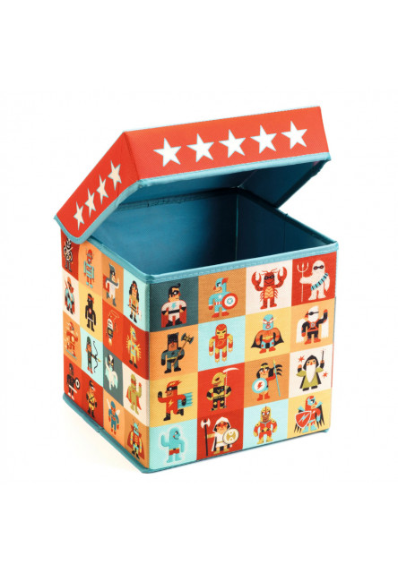 Hviezdy: úložný a sedací box na hračky DJECO