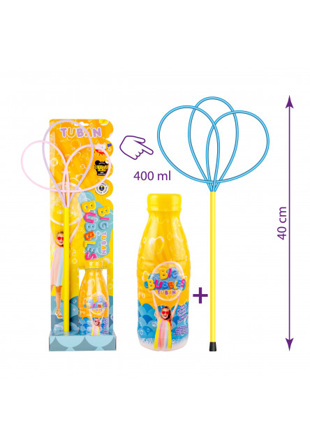 Sada Obruč na bubliny Pro Multi Butterfly + tekutina 400 ml TUBAN