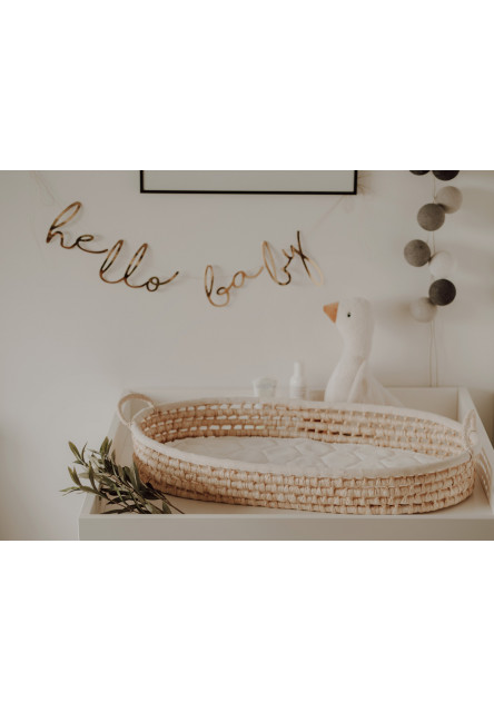 Prebaľovací košík pre bábätko Corn + podložka