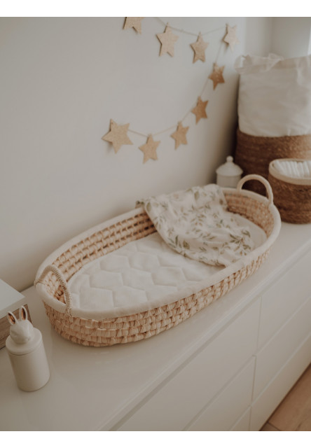 Prebaľovací košík pre bábätko Corn + podložka