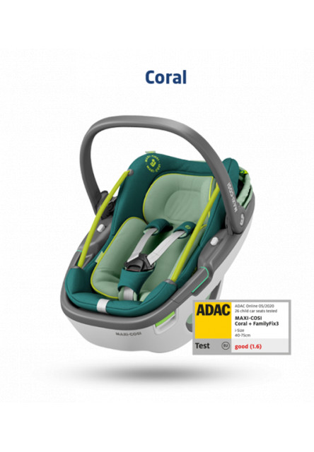 Coral autosedačka Essential Red