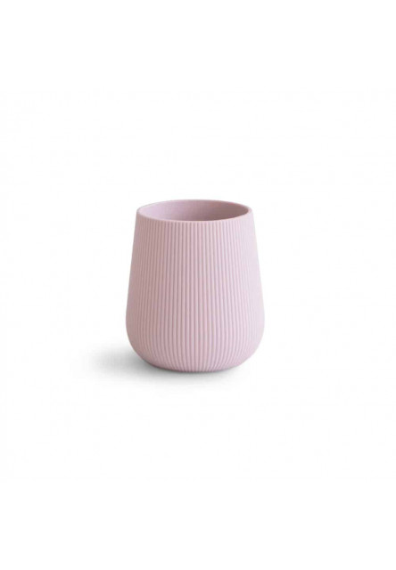 Silikónový štartovací pohárik mushie - soft lilac Mushie