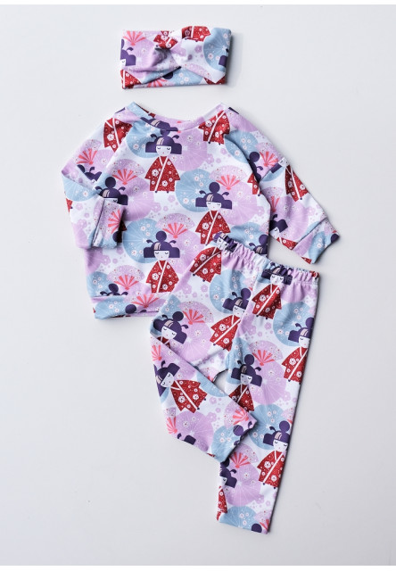 Legginsy Japan spring print