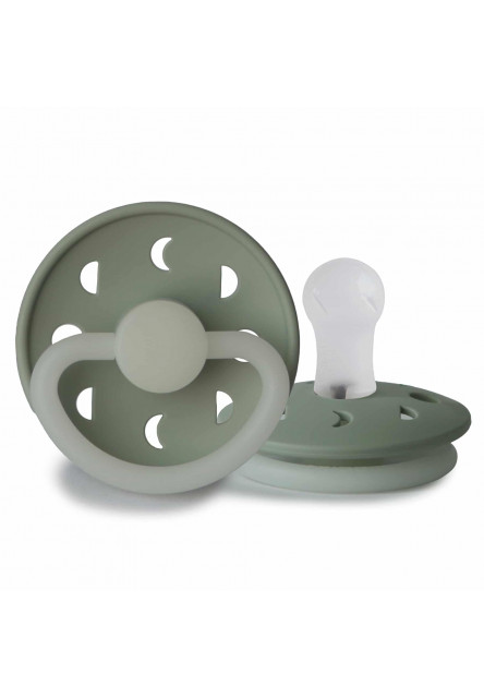 Cumlík frigg moon phase sage night, 0-6m, silikón Frigg