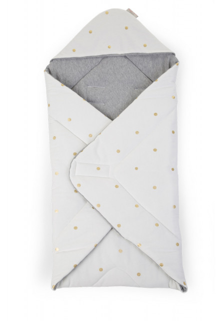 Rýchlozavinovačka s kapucňou 75x75cm Jersey Gold Dots