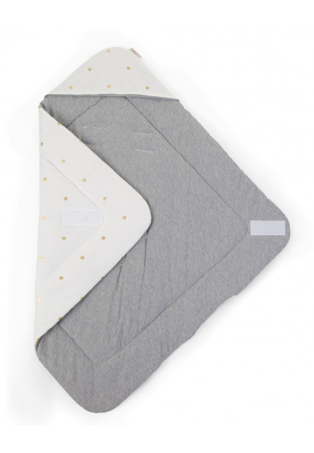 Rýchlozavinovačka s kapucňou 75x75cm Jersey Gold Dots